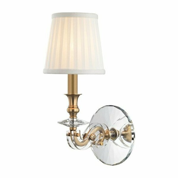 Hudson Valley Lapeer 1 Light Wall Sconce 1291-AGB